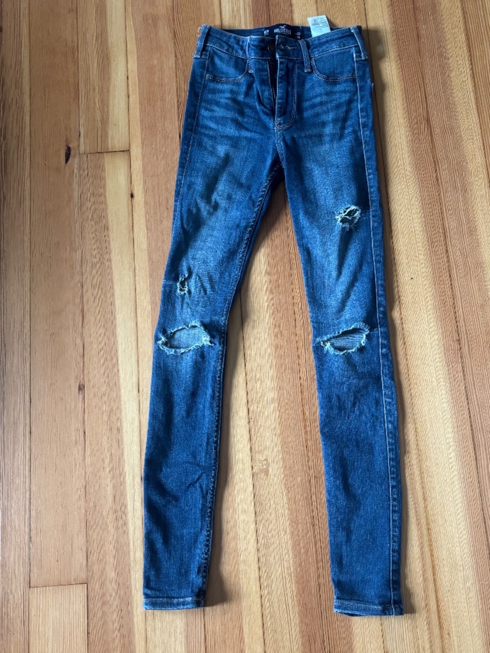 Hollister Distressed High Waist Skinny Jeans